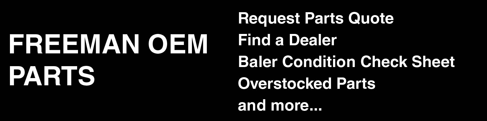 FREEMAN OEM PARTS TEXTS